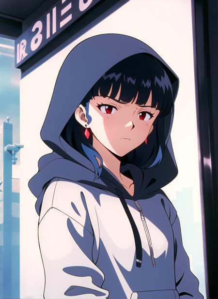 3978521666-471778451-evangelion anime style, anime screencap, 1990s__(style_),  1girl, black hoodie, blue hair, blunt bangs, blurry, blurry backgroun.png